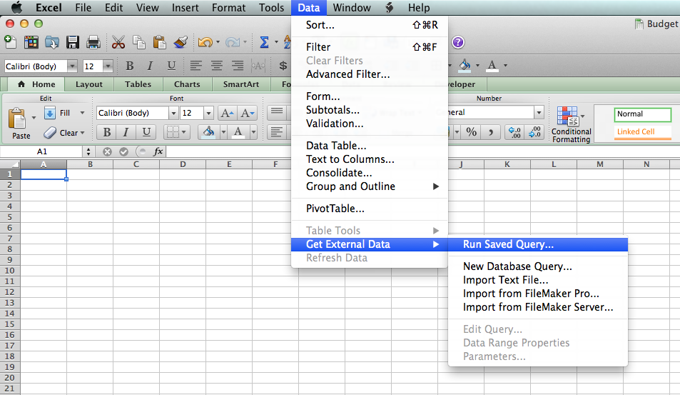 Excel for mac import table from web vba